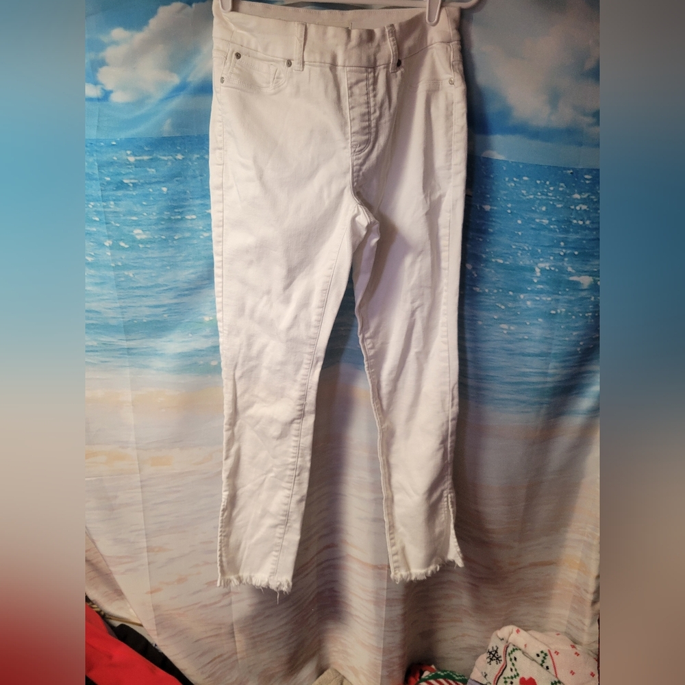 Tribal Jeans Audrey Mid Rise Ankle Jegging White Size 6